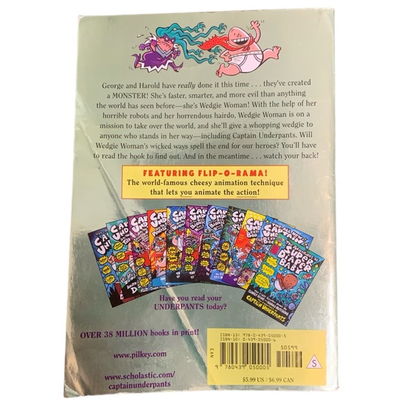 Captain Underpants and the Wrath of the Wicked Wedgie Woman by Pilkey, Dav - Picture 7 of 8